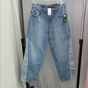 Wild Fable Two-Tone Blue Straight Leg Jeans